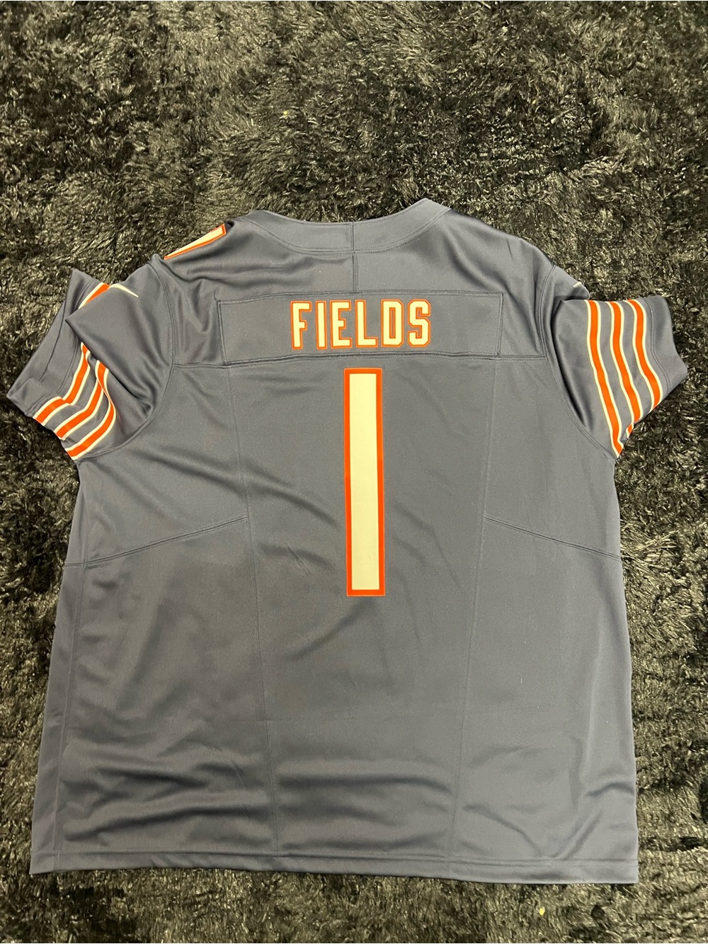 Nike Chicago Bears Justin Fields #1 Jersey Men’s 3XL Navy Blue Dri-FIT NFL